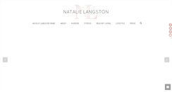 Desktop Screenshot of natalielangston.com